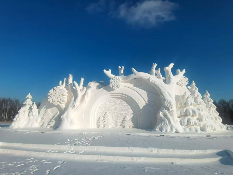 雪雕展示(图1)