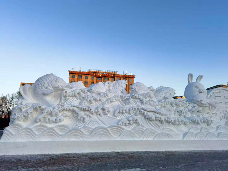 雪雕展示(图1)
