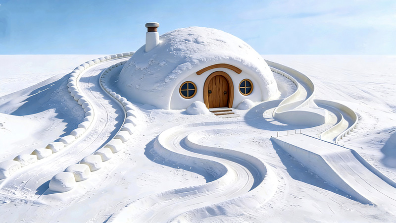 雪雕展示(图1)